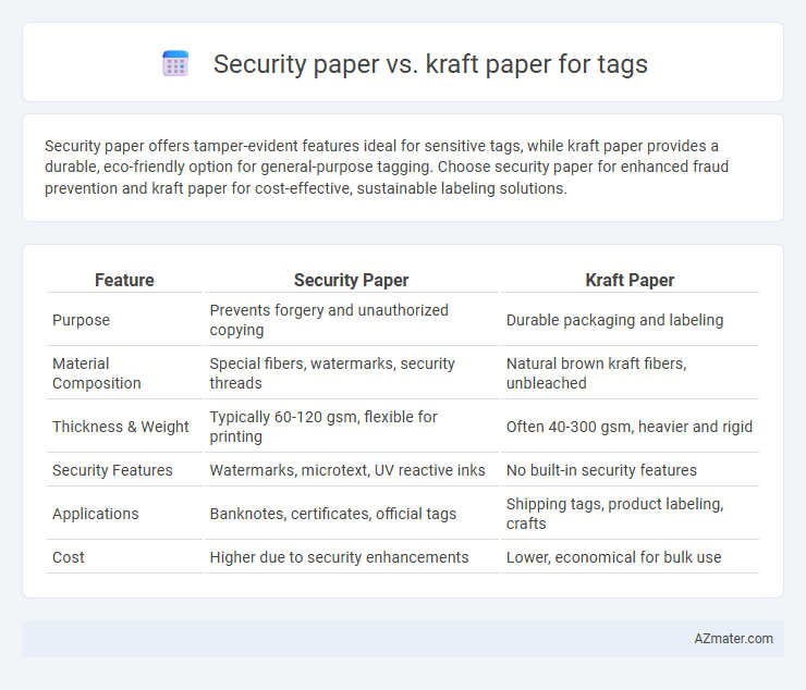 Security paper vs. kraft paper for tags - What is The Difference?