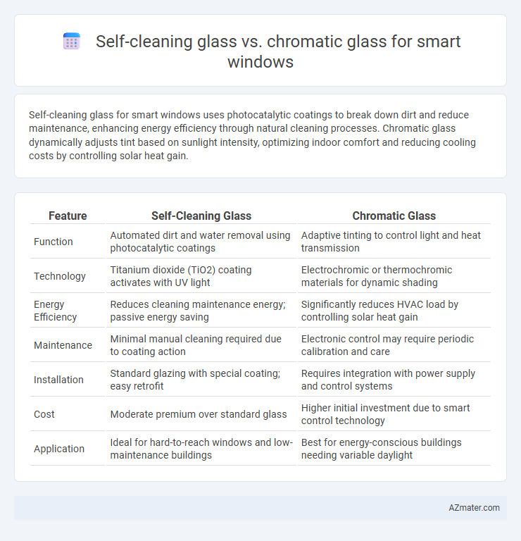 Self-cleaning glass vs. chromatic glass for smart windows - What is The Difference?