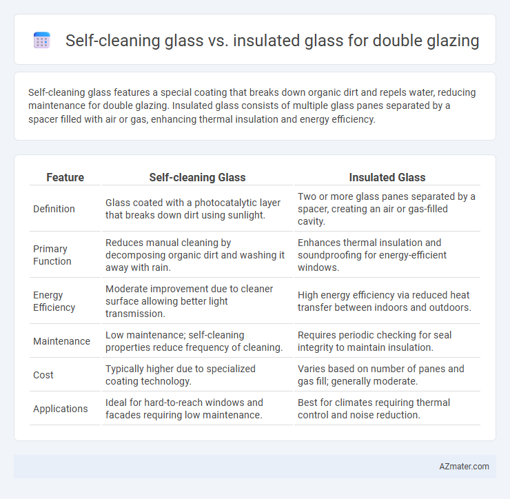 Self-cleaning glass vs. insulated glass for double glazing - What is The Difference?