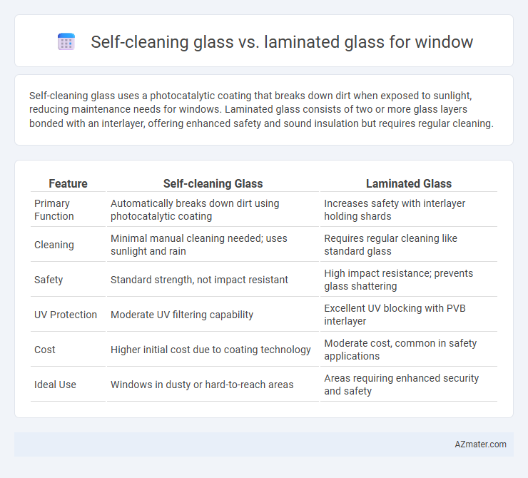 Self-cleaning glass vs. laminated glass for window - What is The Difference?