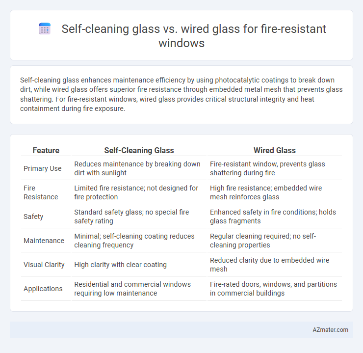 Self-cleaning glass vs. wired glass for fire-resistant windows - What is The Difference?