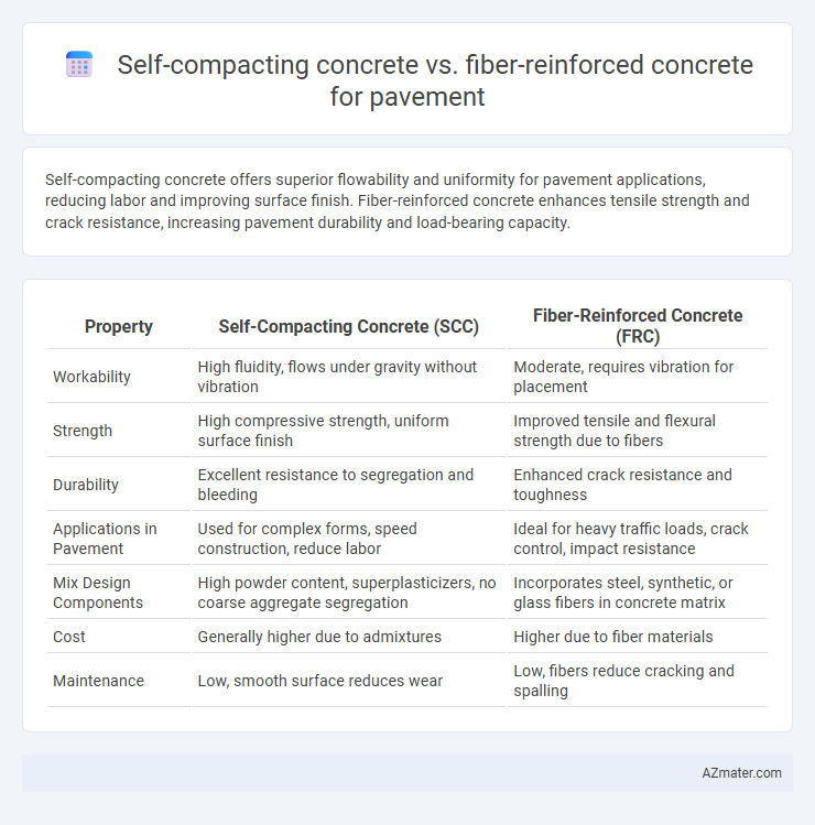 Self-compacting concrete vs. fiber-reinforced concrete for pavement - What is The Difference?