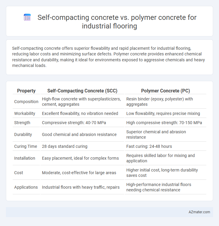 Self-compacting concrete vs. polymer concrete for industrial flooring - What is The Difference?