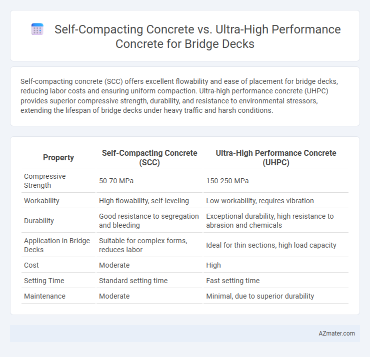 Self-Compacting Concrete vs. Ultra-High Performance Concrete for Bridge Decks - What is The Difference?