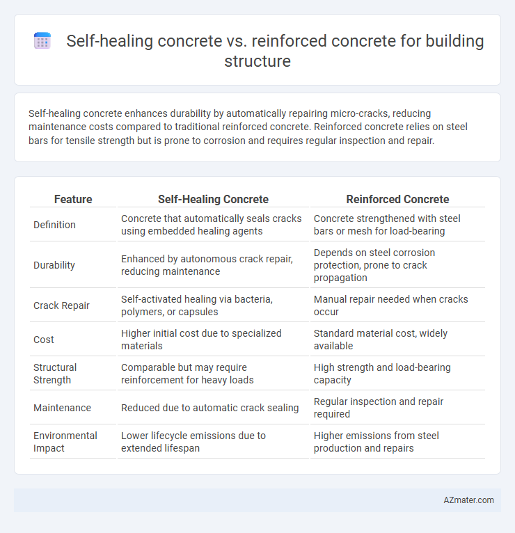 Self-healing concrete vs. reinforced concrete for building structure - What is The Difference?