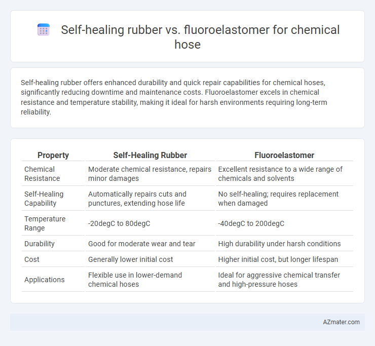 Self-healing rubber vs. fluoroelastomer for chemical hose - What is The Difference?
