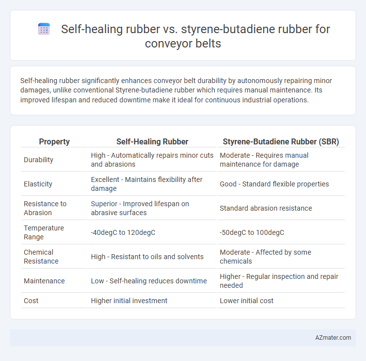 Self-healing rubber vs. styrene-butadiene rubber for conveyor belts - What is The Difference?