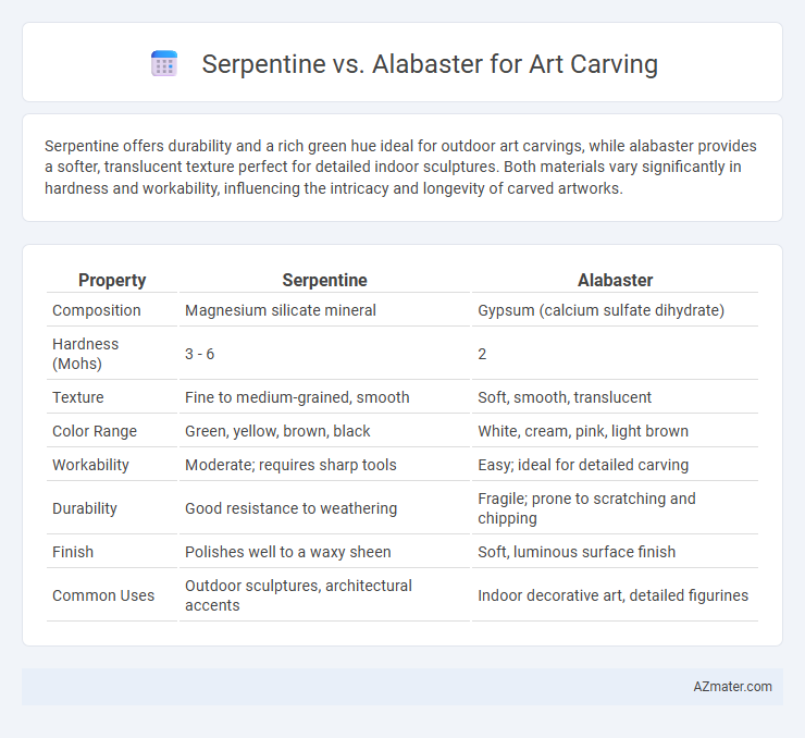 Serpentine vs. Alabaster for Art Carving - What is The Difference?