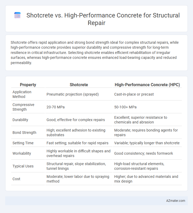 Shotcrete vs. High-Performance Concrete for Structural Repair - What is The Difference?