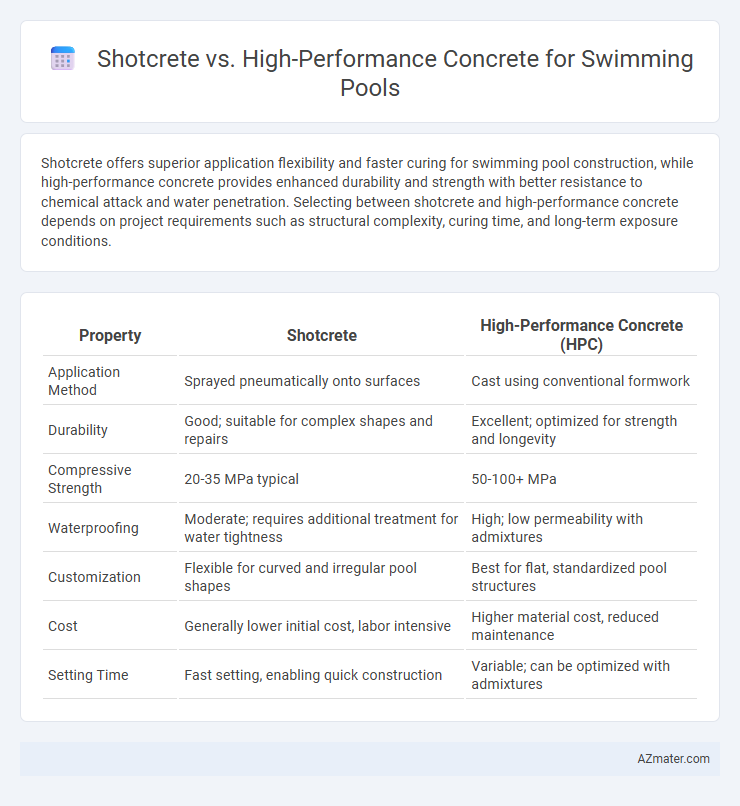 Shotcrete vs. High-Performance Concrete for Swimming Pools - What is The Difference?