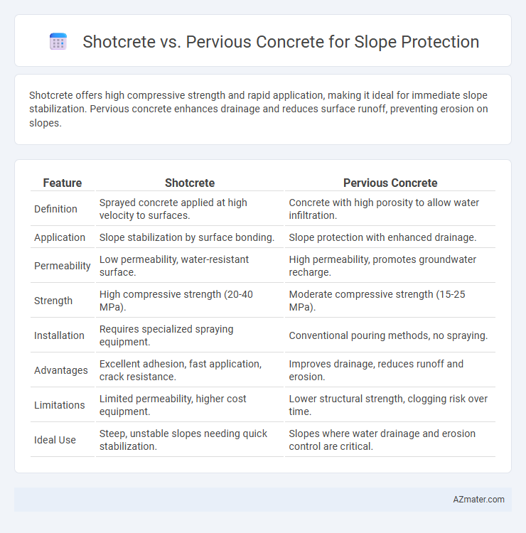 Shotcrete vs. Pervious Concrete for Slope Protection - What is The Difference?