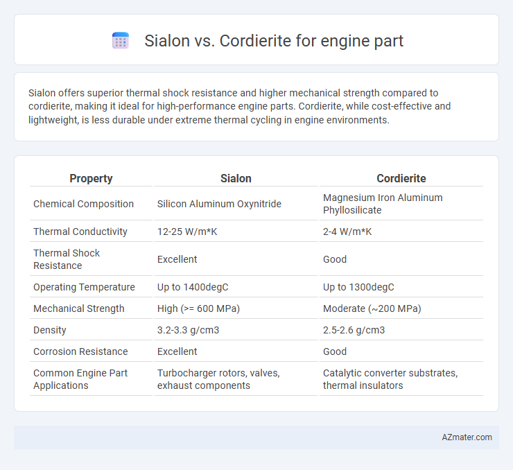 Sialon vs. Cordierite for engine part - What is The Difference?