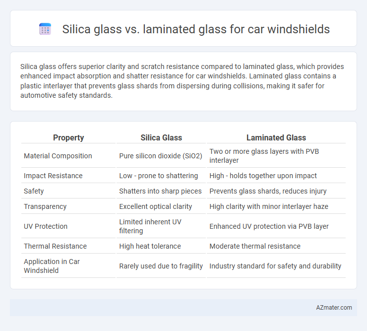 Silica glass vs. laminated glass for car windshields - What is The Difference?