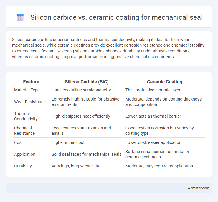 Silicon carbide vs. ceramic coating for mechanical seal - What is The Difference?