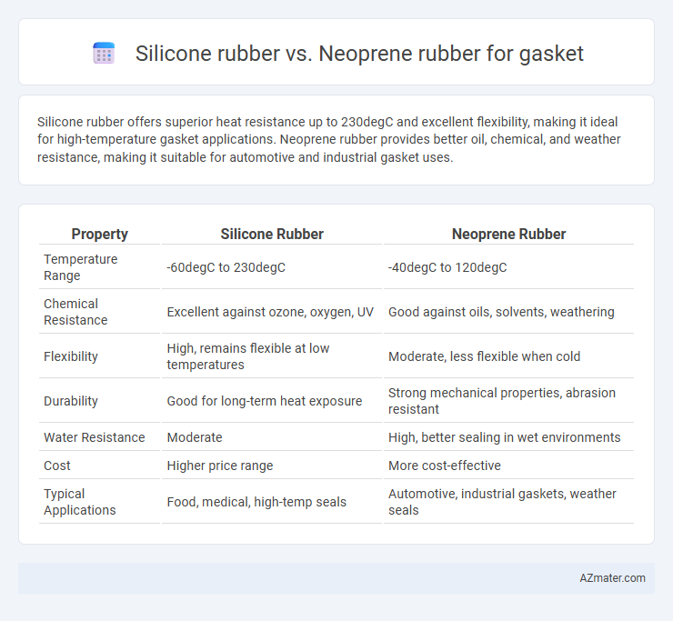 Silicone rubber vs. Neoprene rubber for gasket - What is The Difference?