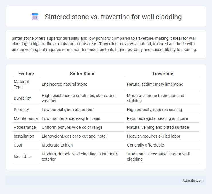Sintered stone vs. travertine for wall cladding - What is The Difference?