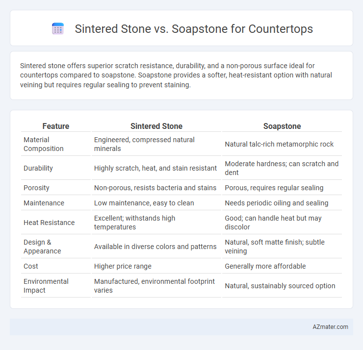 Sintered Stone vs. Soapstone for Countertops - What is The Difference?