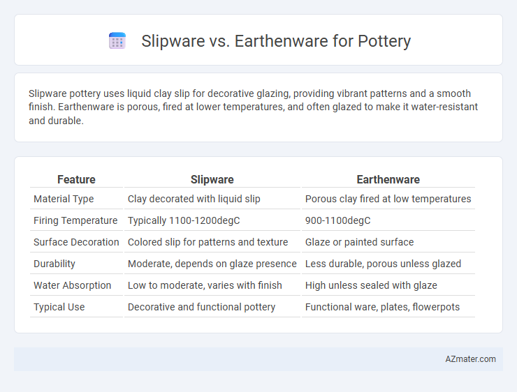 Slipware vs. Earthenware for Pottery - What is The Difference?