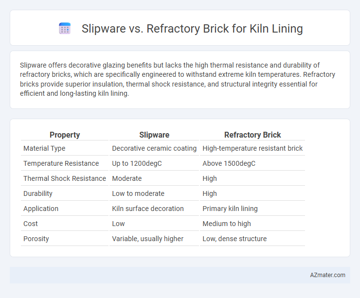 Slipware vs. Refractory Brick for Kiln Lining - What is The Difference?
