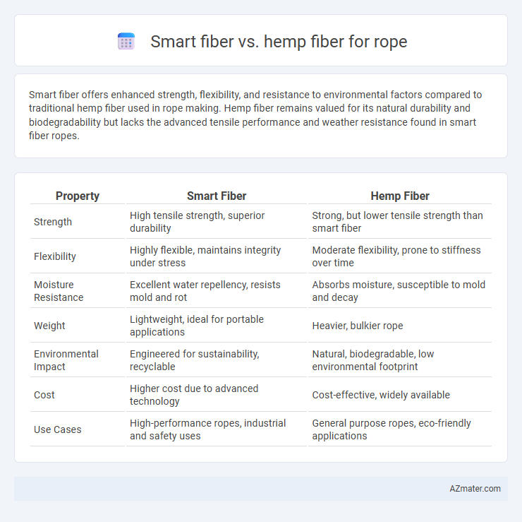 Smart fiber vs. hemp fiber for rope - What is The Difference?
