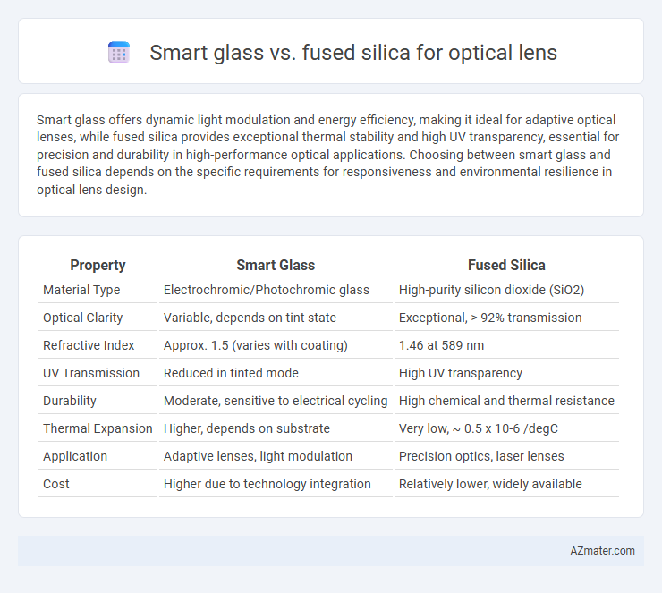 Smart glass vs. fused silica for optical lens - What is The Difference?