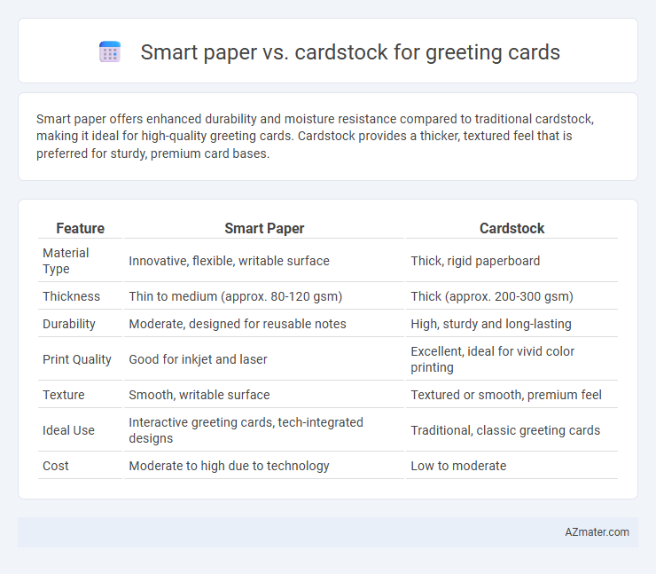 Smart paper vs. cardstock for greeting cards - What is The Difference?