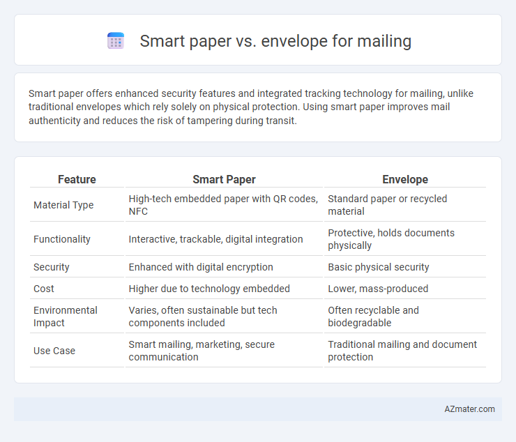 Smart paper vs. envelope for mailing - What is The Difference?