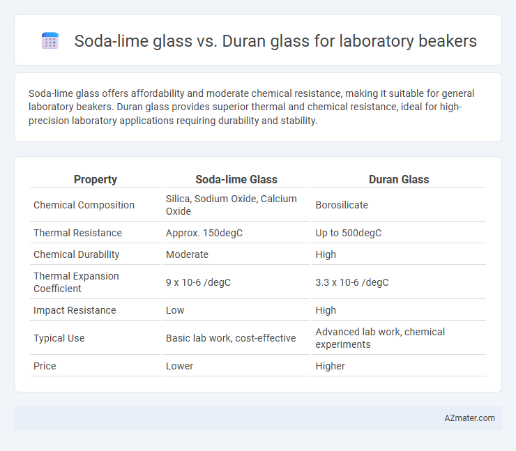 Soda-lime glass vs. Duran glass for laboratory beakers - What is The Difference?