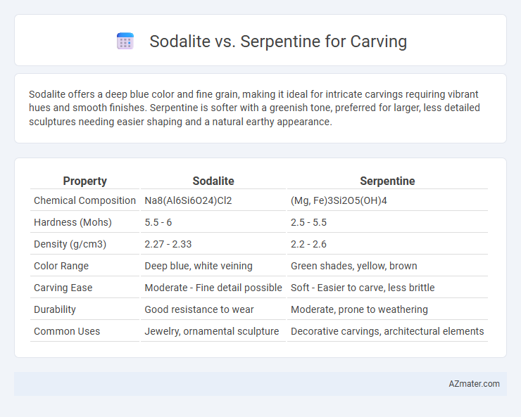 Sodalite vs. Serpentine for Carving - What is The Difference?