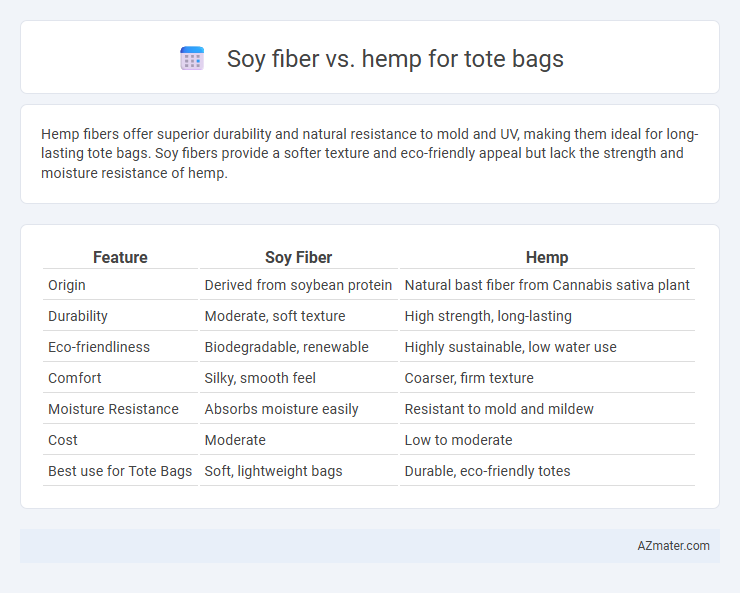Soy fiber vs. hemp for tote bags - What is The Difference?
