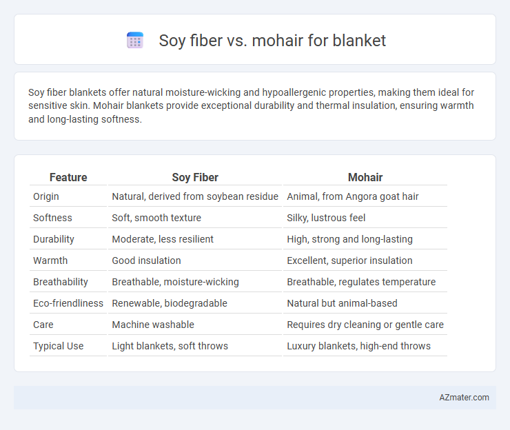 Soy fiber vs. mohair for blanket - What is The Difference?