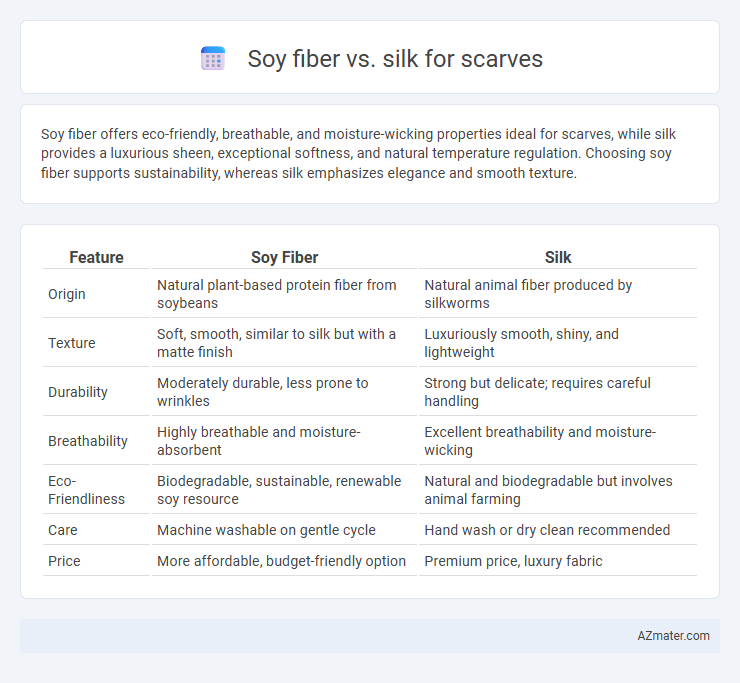 Soy fiber vs. silk for scarves - What is The Difference?