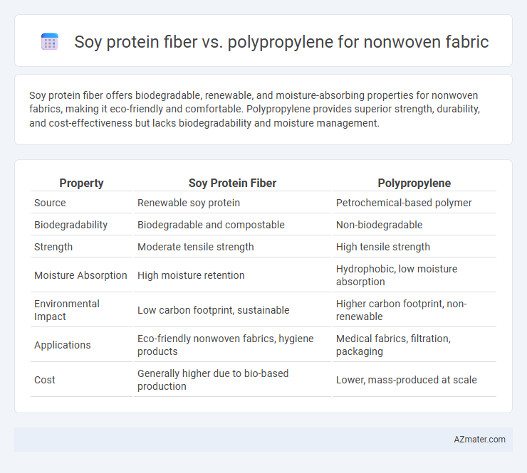 Soy protein fiber vs. polypropylene for nonwoven fabric - What is The Difference?