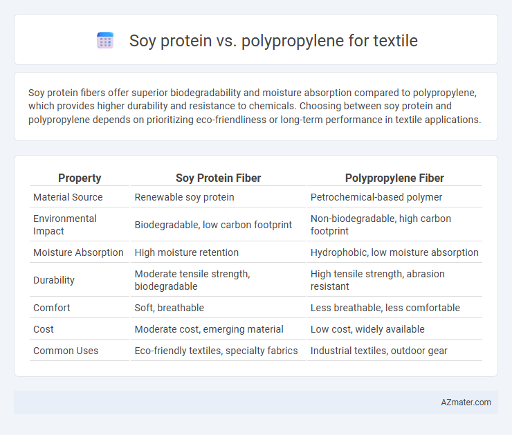 Soy protein vs. polypropylene for textile - What is The Difference?