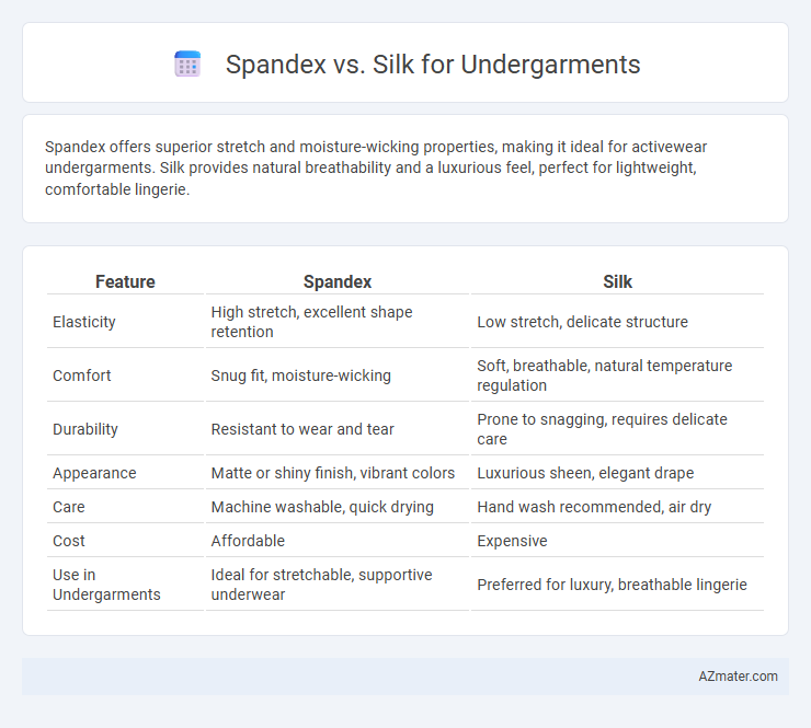 Spandex vs. Silk for Undergarments - What is The Difference?