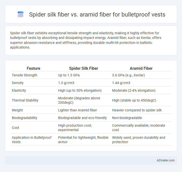 Spider silk fiber vs. aramid fiber for bulletproof vests - What is The Difference?