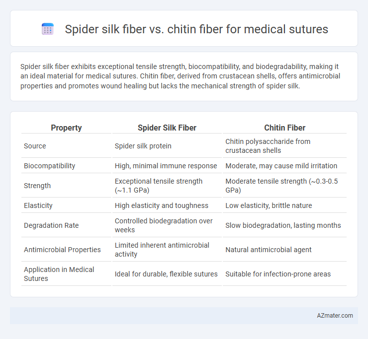 Spider silk fiber vs. chitin fiber for medical sutures - What is The Difference?