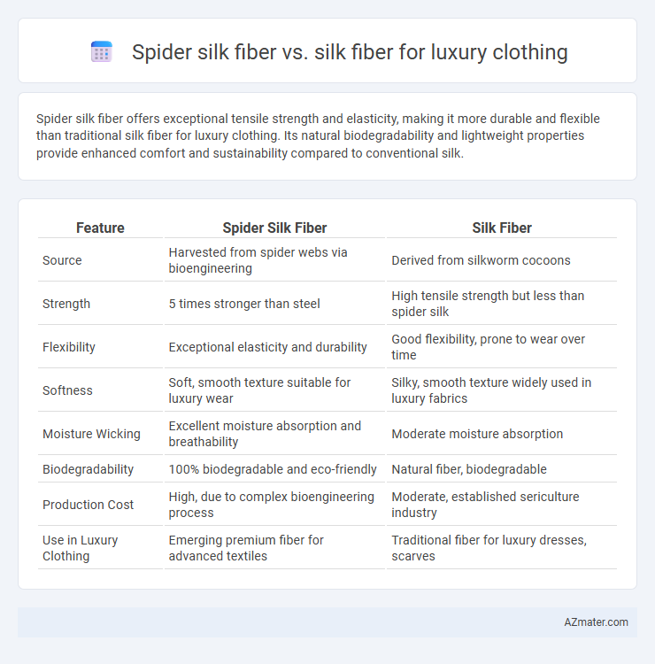 Spider silk fiber vs. silk fiber for luxury clothing - What is The Difference?