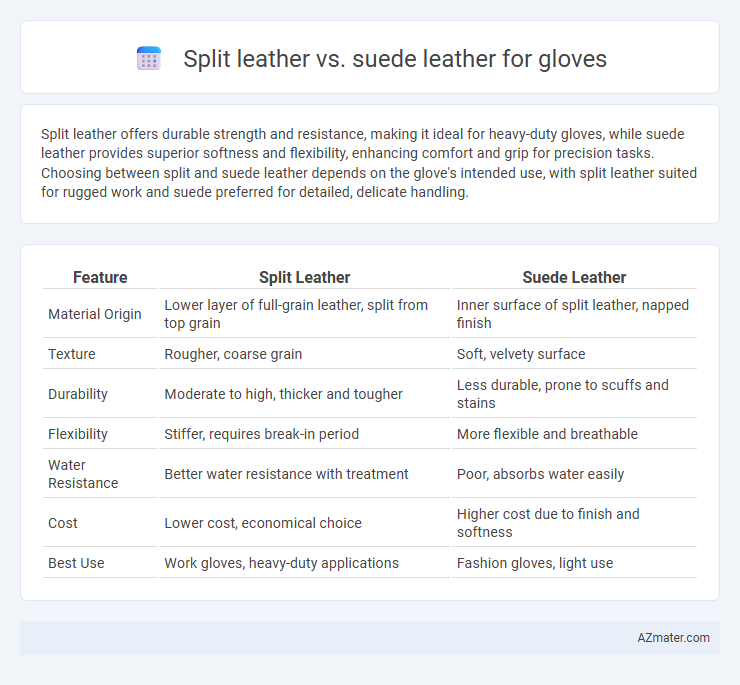 Split leather vs. suede leather for gloves - What is The Difference?