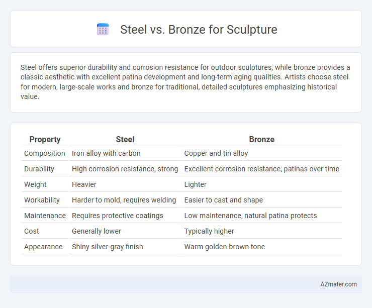 Steel vs. Bronze for Sculpture - What is The Difference?