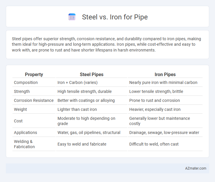 Steel vs. Iron for Pipe - What is The Difference?