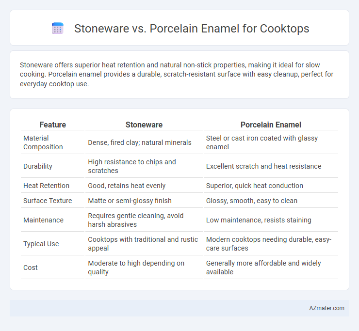 Stoneware vs. Porcelain Enamel for Cooktops - What is The Difference?