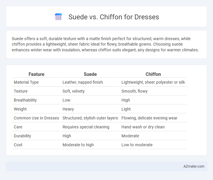 Suede vs. Chiffon for Dresses - What is The Difference?