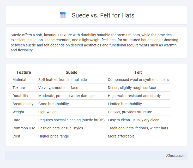 Suede vs. Felt for Hats - What is The Difference?
