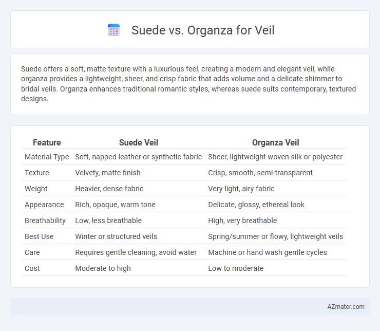 Suede vs. Organza for Veil - What is The Difference?