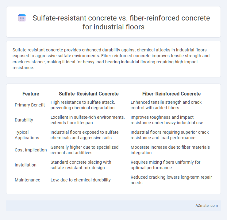 Sulfate-resistant concrete vs. fiber-reinforced concrete for industrial floors - What is The Difference?