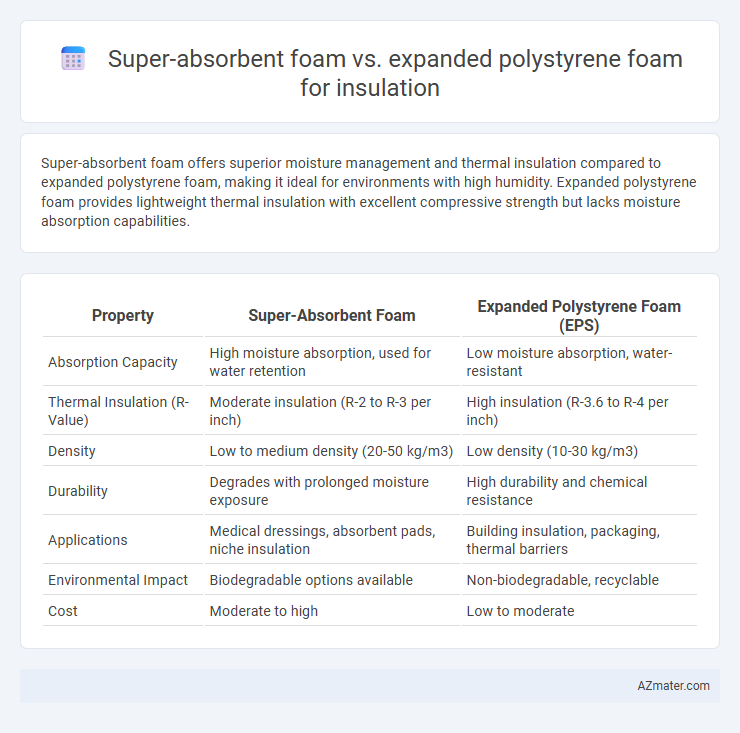 Super-absorbent foam vs. expanded polystyrene foam for insulation - What is The Difference?