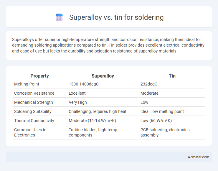 Superalloy vs. tin for soldering - What is The Difference?