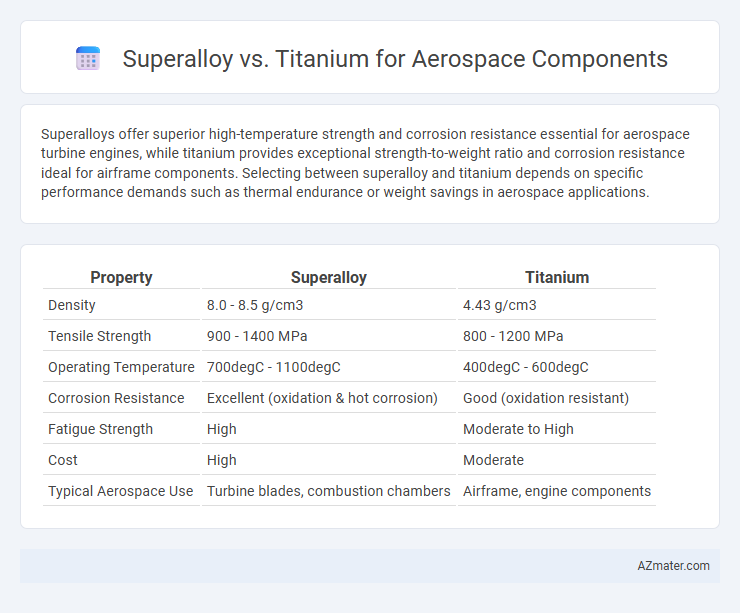 Superalloy vs. Titanium for Aerospace Components - What is The Difference?