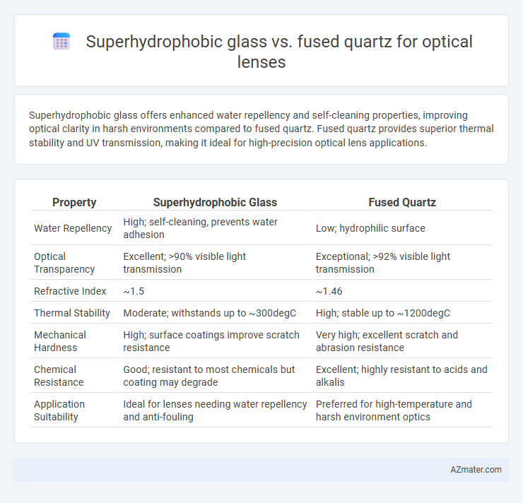 Superhydrophobic glass vs. fused quartz for optical lenses - What is The Difference?